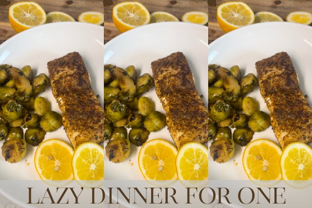 lazy dinner for one